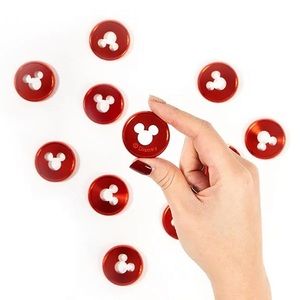 The Happy Planner Disney© Mickey Mouse Medium Metal Disc Set - Red